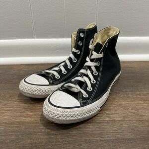 Converse All Star Classic Hi Top Black Womens Sz 8
